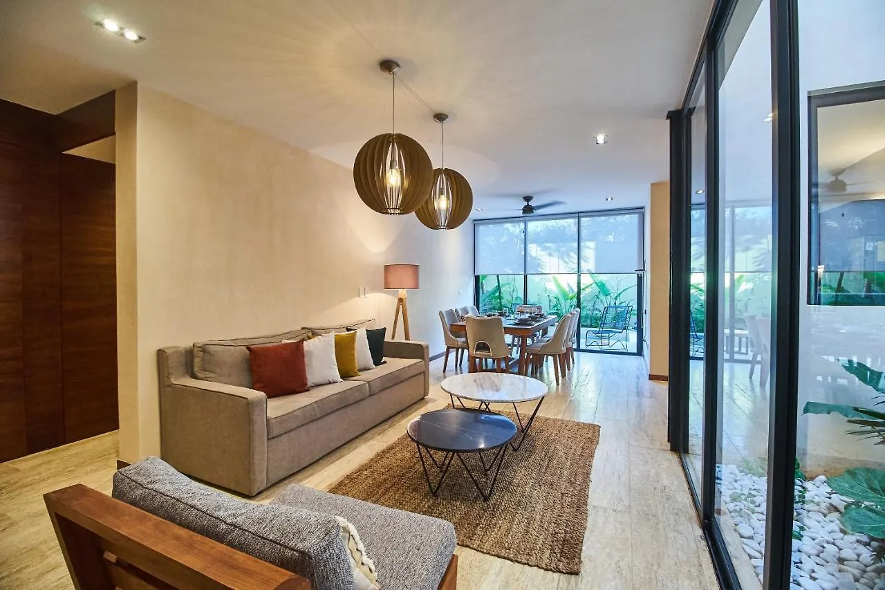 Daire Don Quijote - Private Pool & Beach Club Access Tulum